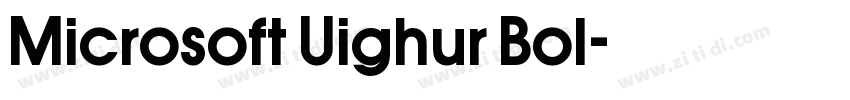 Microsoft Uighur Bol字体转换